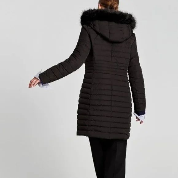 Geaca Zara - Parka cu puf