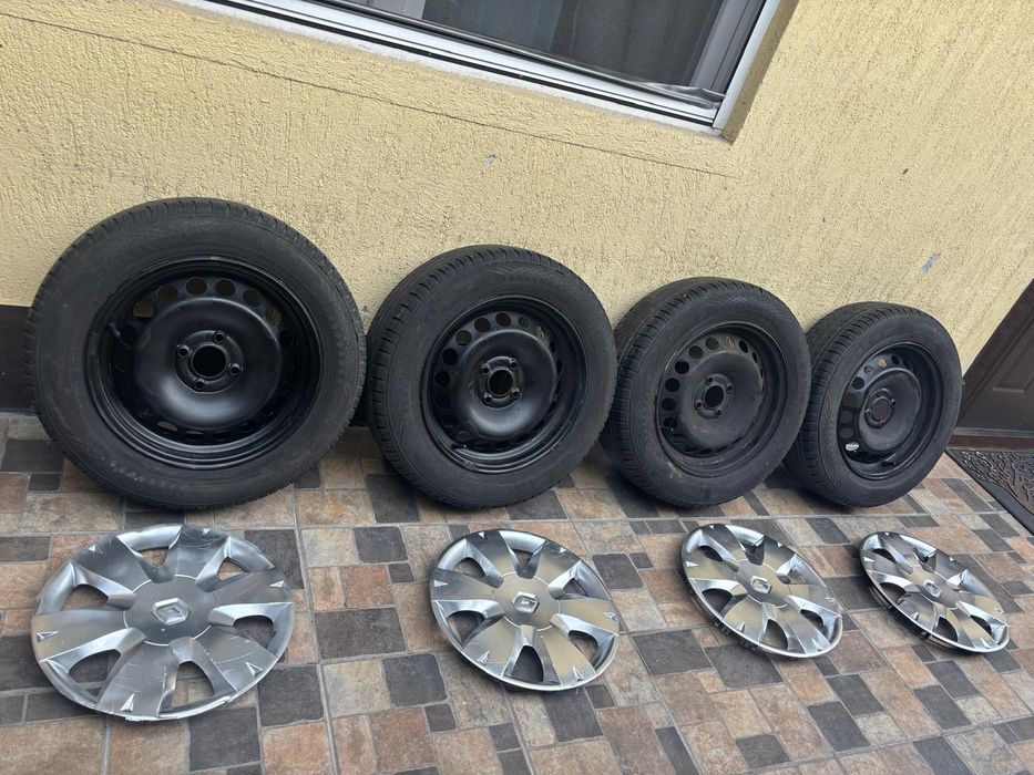 Jante Otel 4x100 R15 Renault Clio 4/5, Dacia Logan, Sandero, Captur
Cauciucuri 185/65R15
Dot 2022 Capace plus senzori 
Preț 1150
Tel 0729873477