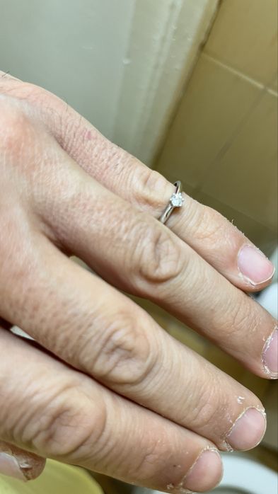 Inel logodna Sabrini aur 14 k