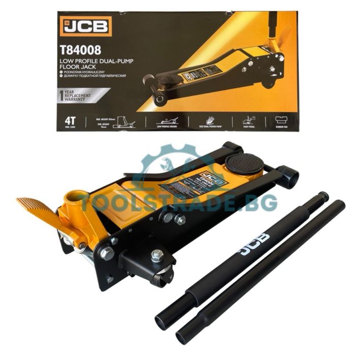 Нископрофилен крик крокодил 4 тона JCB  75-505mm