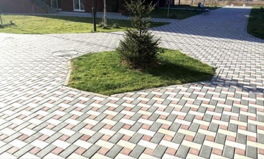 Укладка брусчатки