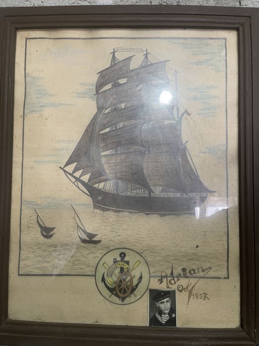 Tablou realizat din creion