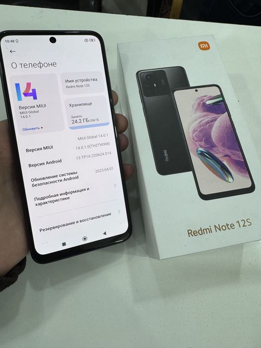 redmi note 12s 8/256 gb ideall yengide
