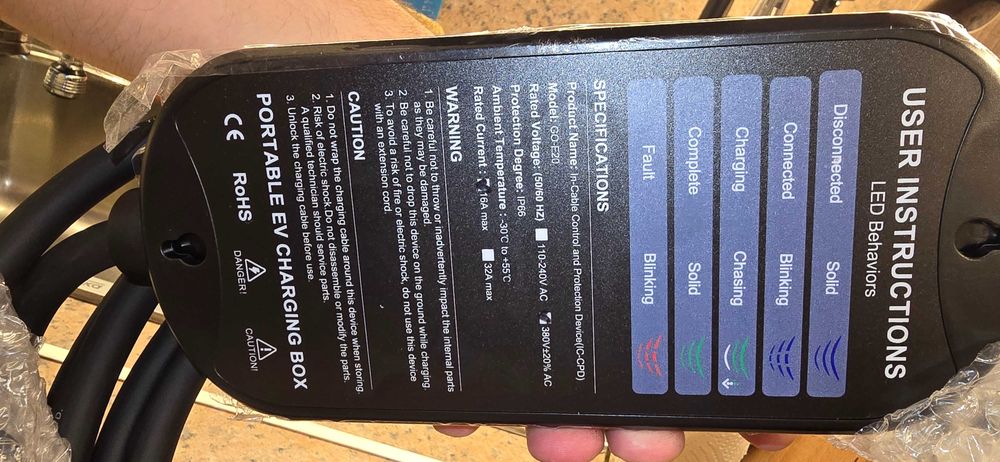 Чисто нова зарядна станция за автомобл 11kw трифазна