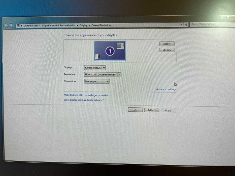 Monitor LED IPS Dell U2412M 24", Wide, FHD, Negru, Anti glare