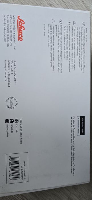 Machete Porsche 911 Carrera 2.7 RS (1973) – Schuco Edition 1:43 – Set