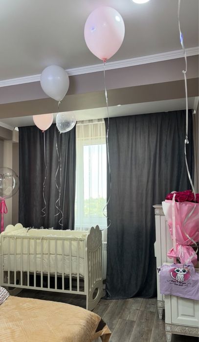 Продам шторы серого цвета