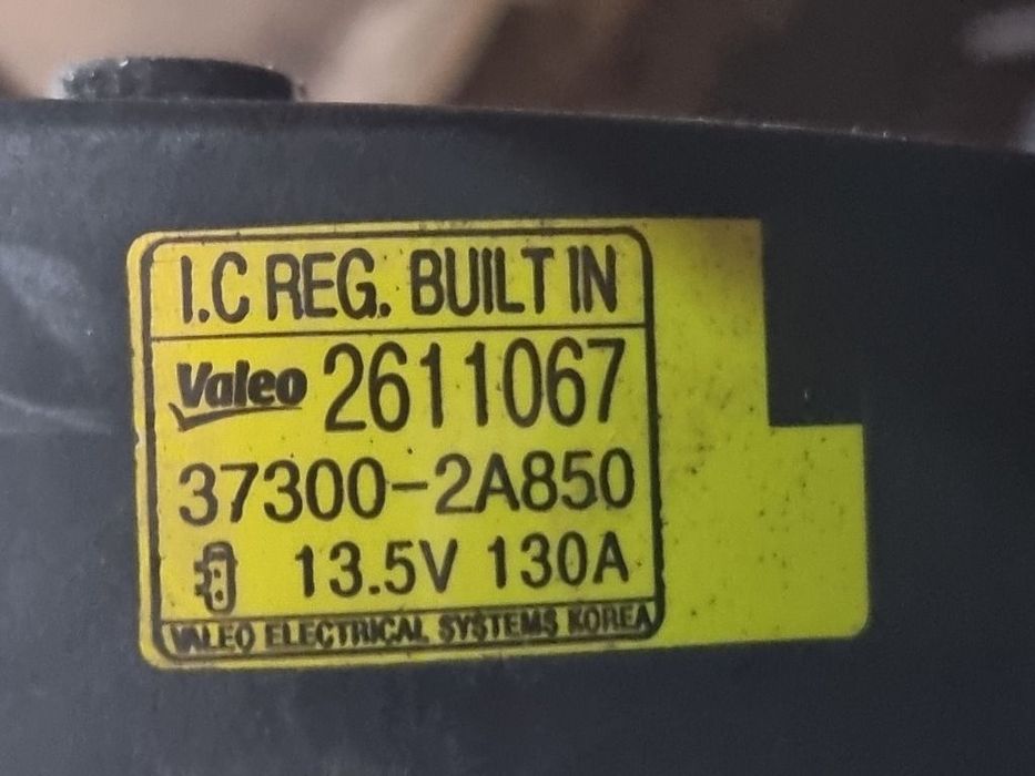 Alternator Hyundai IX35 1.7 2010 - 2019 116CP 1685CC D4FD (860) Diesel 373002A850