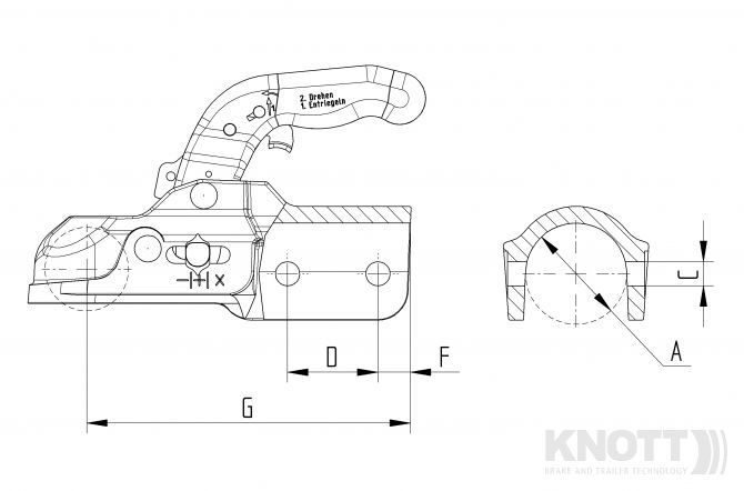 Cupla Knott 3500 kg