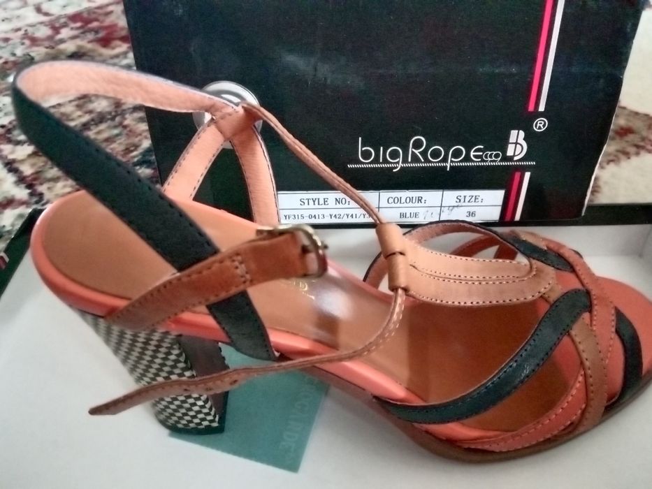 Босоножки кожа. Новые