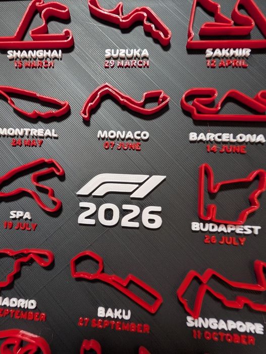 3D принтирани F1 подаръци за фенове на Формула 1