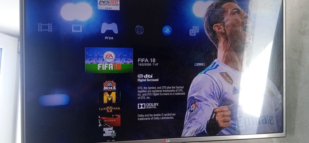 Продаётся play station 3 super slim прошитая с хен