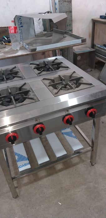 Стол нержавейка мойка стиллаж газ плита Электро плита тележка  новый д