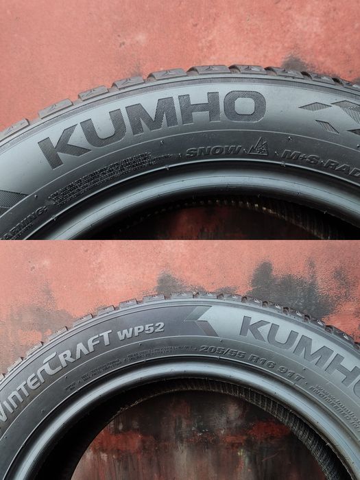 4бр. зимни гуми 205/55/16 Kumho Winter Craft WP52
dot23