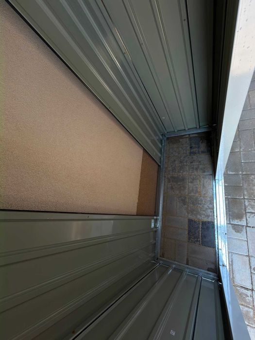 NOU! Casuta Grădină Outsunny, 140L×60A×186I cm. Antracit. DEJA MONTATA!