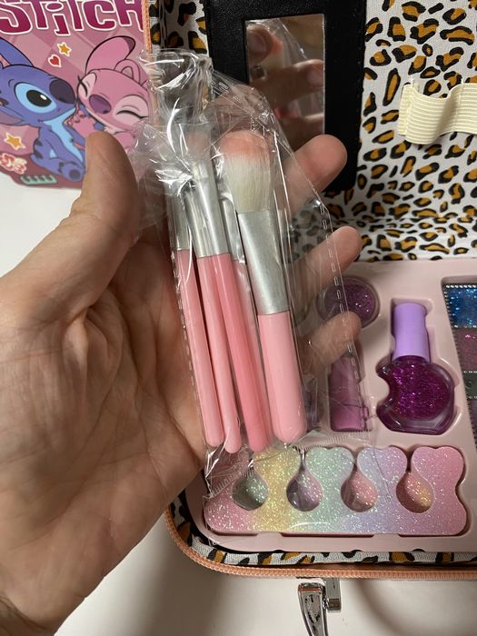 Детско куфарче / чанта - козметичен комплект - Stitch, с гримове