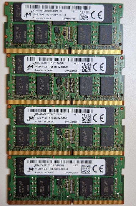ECC RAM DDR4 16GB so-dimm Micron