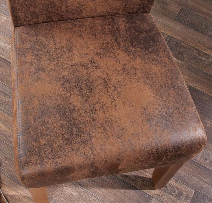 Vand 6 scaune set maro piele