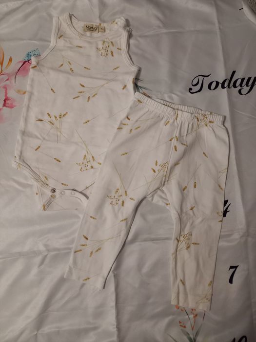 Set mar-mar bumbac organic ( maiou+pantalon) 9 luni