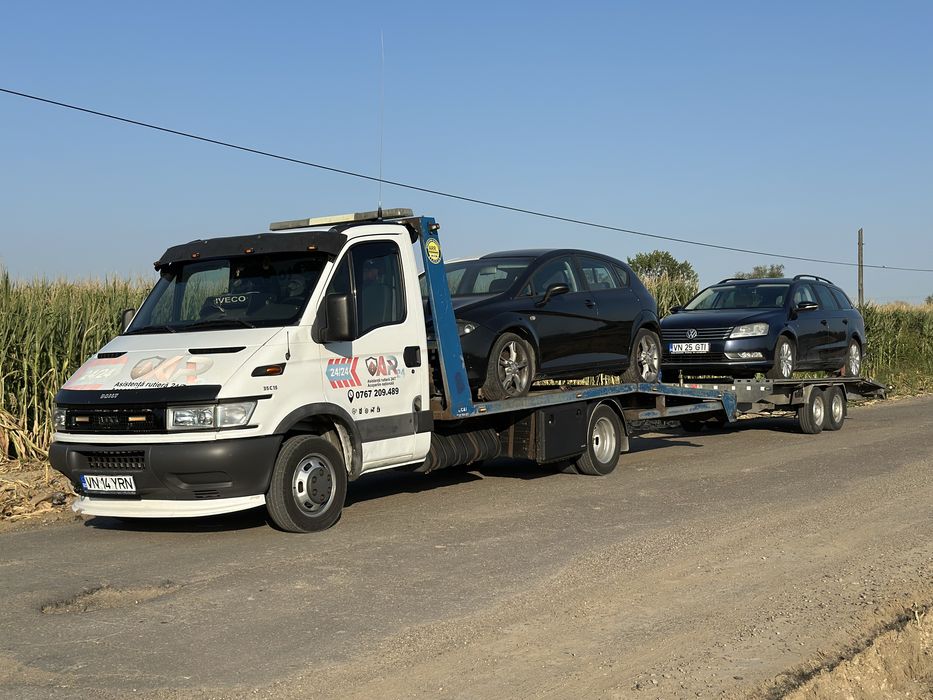 Tractari Auto Non-Stop Asistenta rutiera Platforma auto