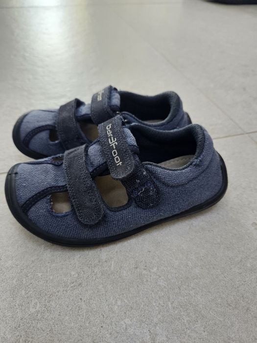 Боси обувки сандали Barefoot размер 30 сини Bar3foot navy blue