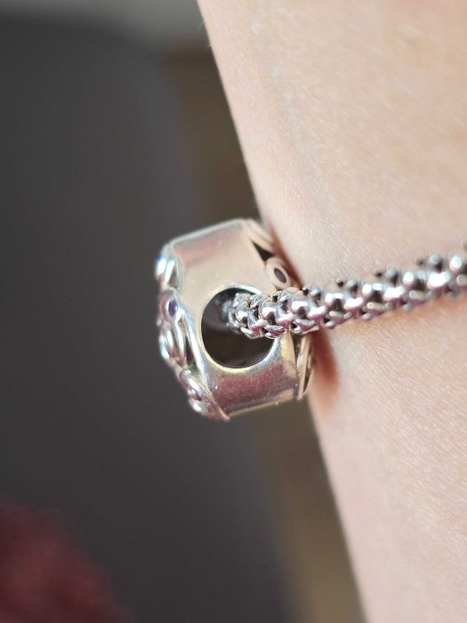 Сребърна гривна Pandora (ALE S925) с висулка сърце