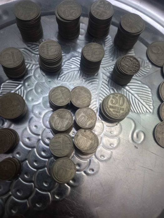 Монеты копейки рубли