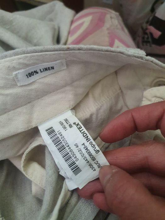 Pantaloni din in barbatesti 46