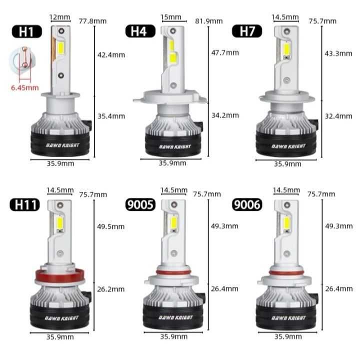 Led Dawn Knight  K8C 40 Bт. Светодиодная долговечная версия