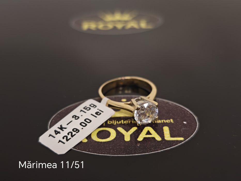 Bijuteria Royal: Inel aur 14k 3.15 gr