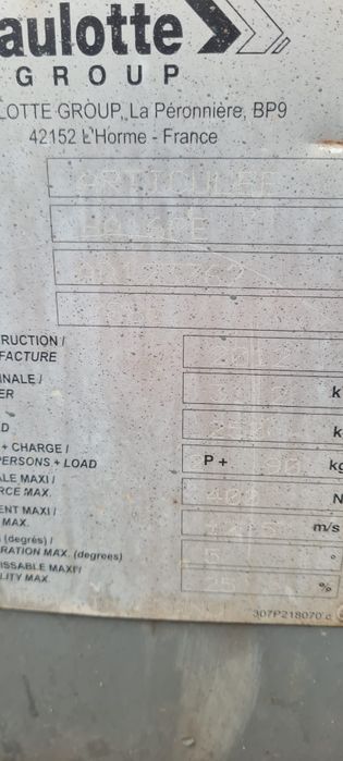 Nacela cu brat articulat Haulotte Ha16PE hibrid Diesel si  Electric