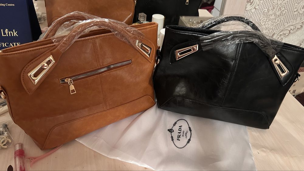 Сумки от prada, zara, chanel