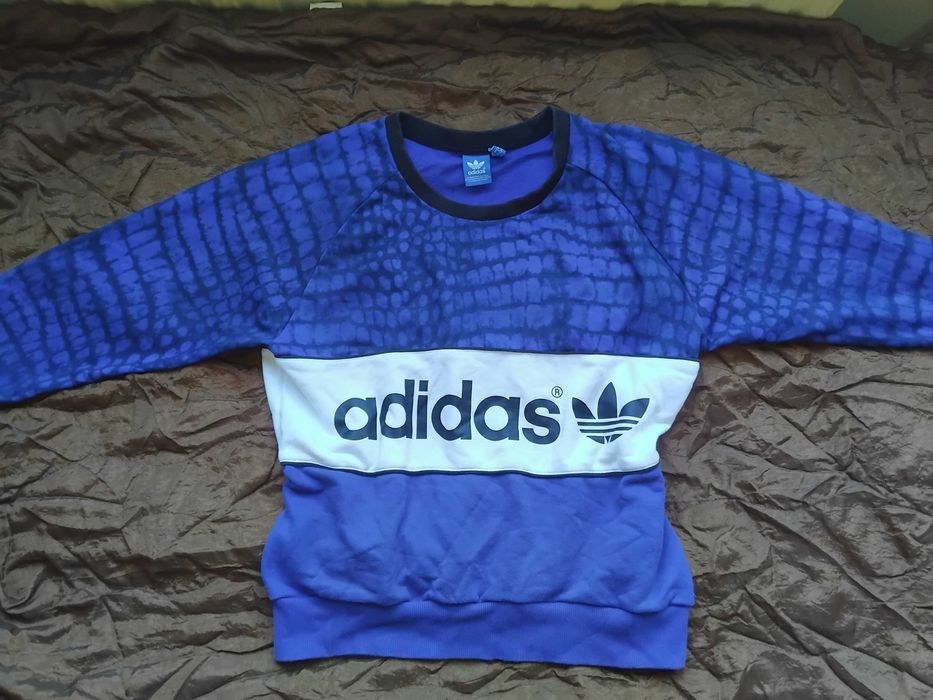 Adidas 100% оригинална спортна дамска блуза с дълъг ръкав