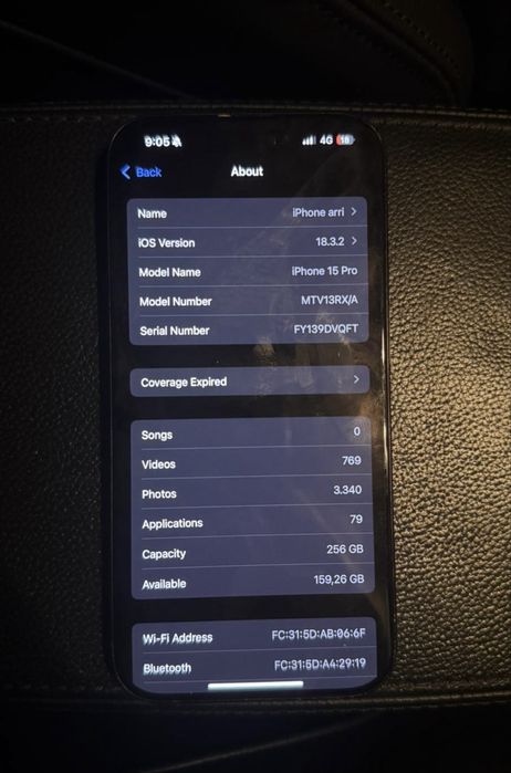 Vand Telefon iPhone 15 Pro