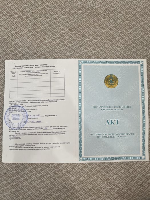Акшукур, жер сатылады 0,1000 га