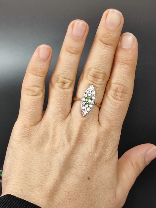 Кольцо с бриллиантами 585 проба