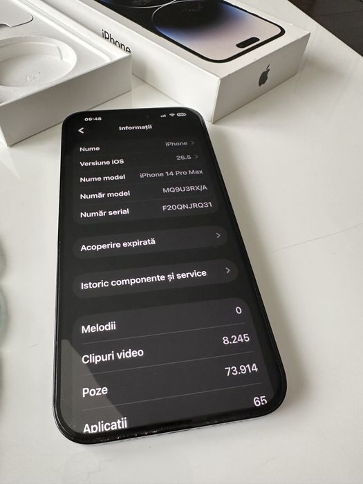 Iphone 14 Pro Max 256 GB in garantie