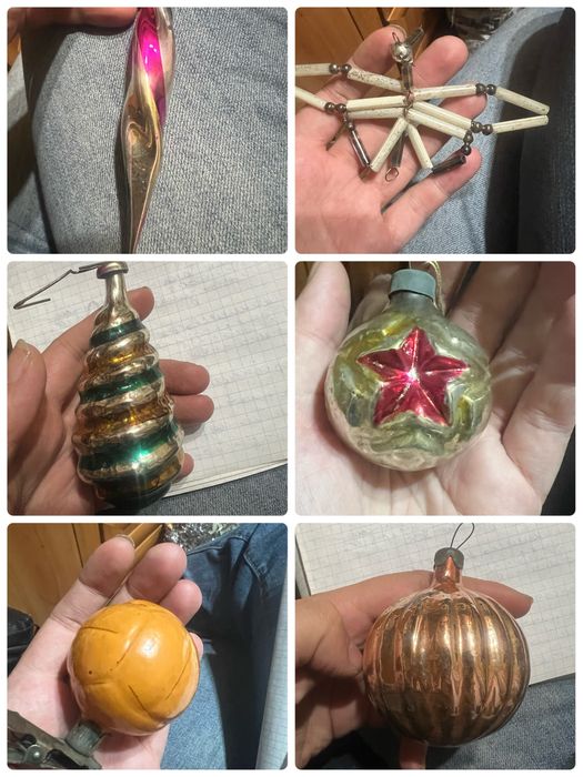 Елочные игрушки ссср