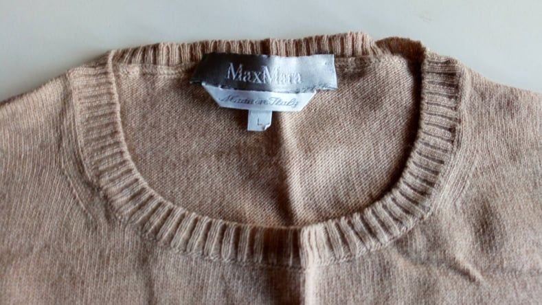 Комплект жилетка и блуза MaxMara, 100% фина вълна, размер L