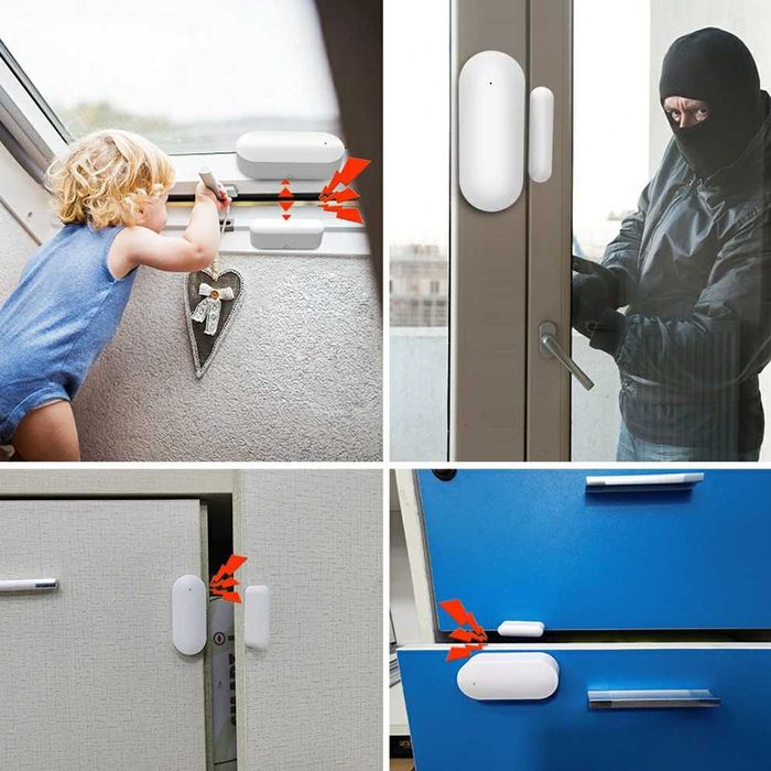 Senzor usa deschisa fereastra geam deschis wifi tuya smart home