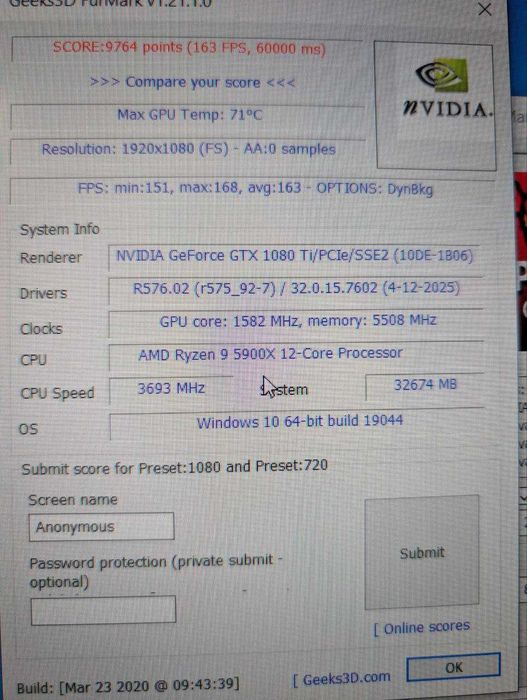 GTX 1080ti Aorus GeForce Xtreme