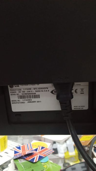 Монитор плоский 17 дюмов lg