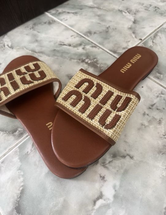 Чисто нови чехли MIU MIU и Christian Dior