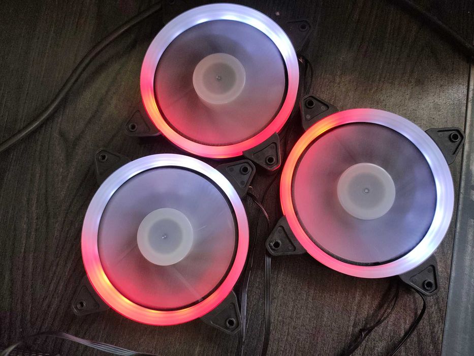 3 X Cooler Ventilator Njoy RGB 120mm.