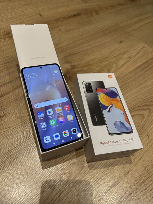 Xiaomi redmi note 11 pro 5G с чисто нова батерия