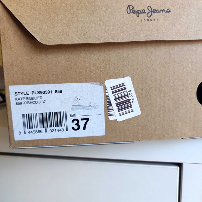 Сандали еспадрили Pepe Jeans модел Kate Emboed размер 37