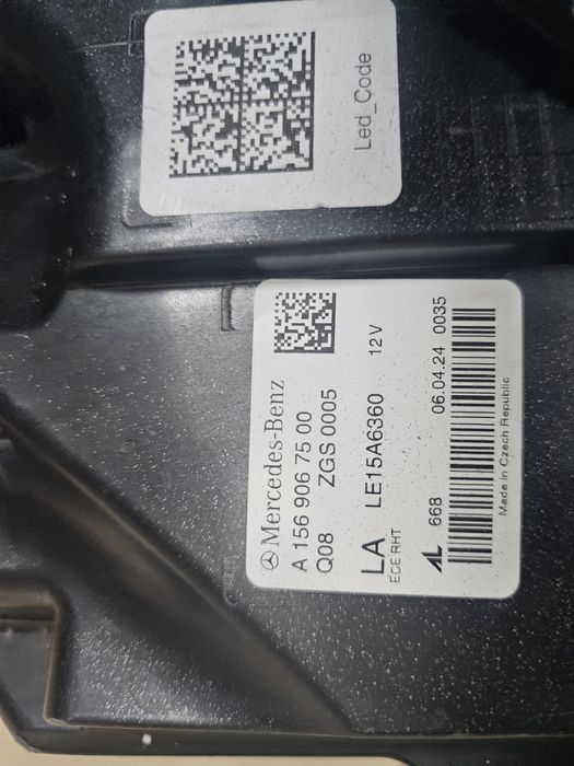 Ляв фар Mercedes GLA lqv far мерцедес гла