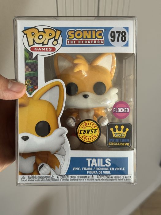 Продам Funko pop Tails 978 chase flocked funko exc