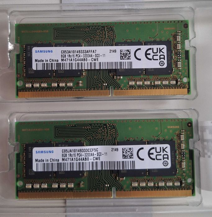Kit 16GB RAM DDR4 (2x8GB) Samsung 3200MHz Laptop — Ca noi