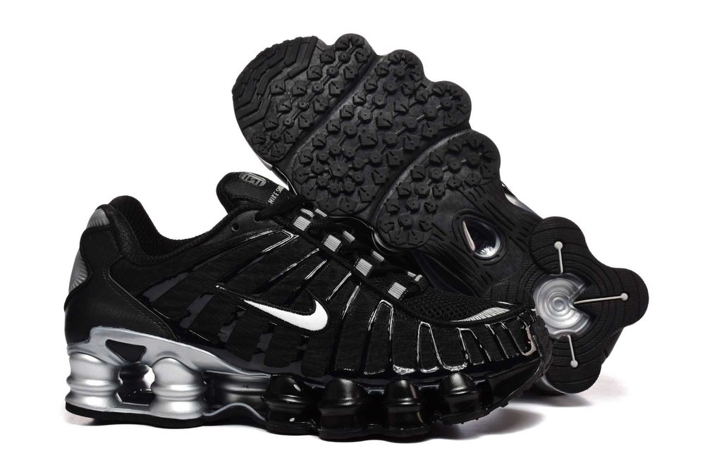 Нови мъжки маратонки Nike Air Max Shox TL black/Silver